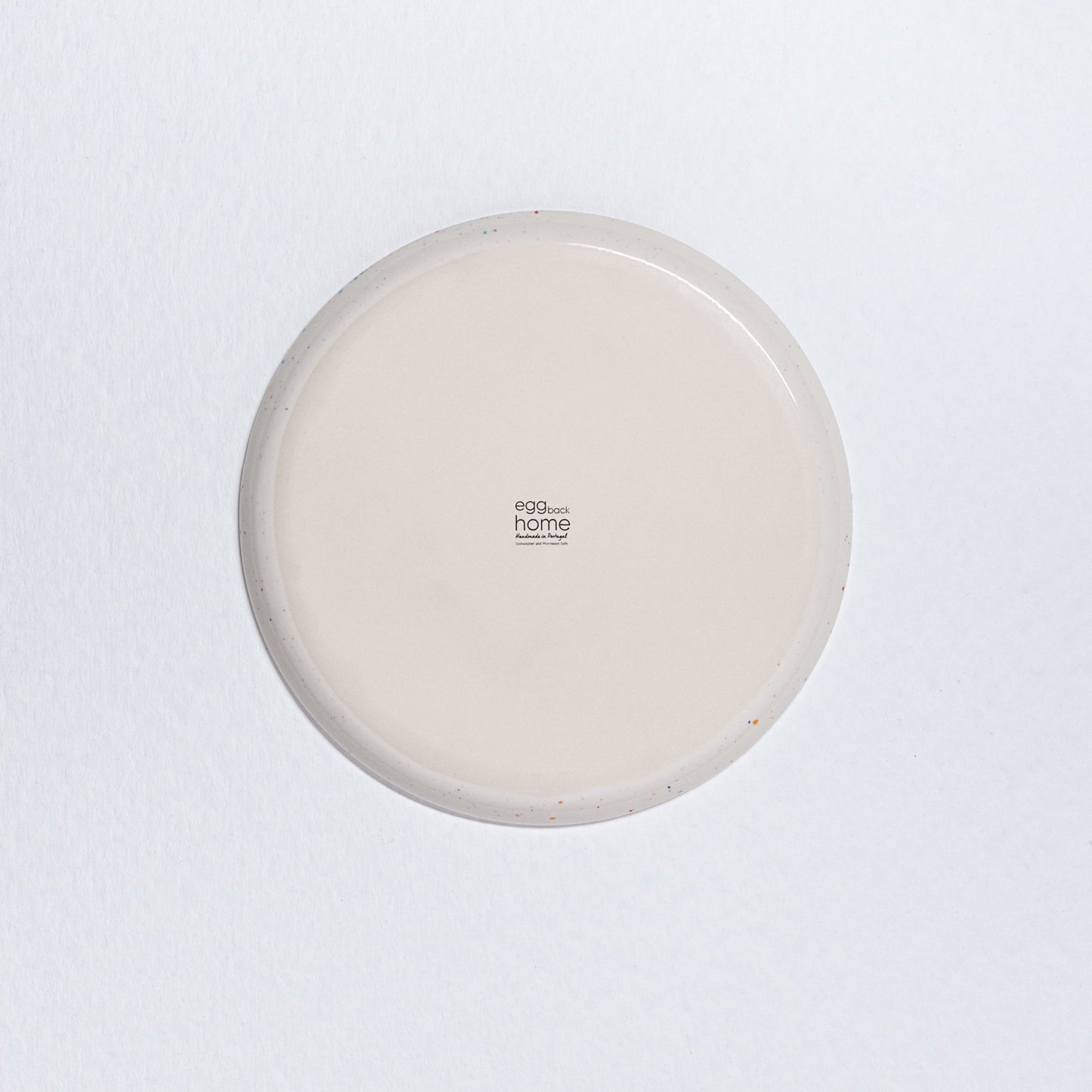 Set of 6 White Low Pasta Plates 9" stoneware ceramic — Party Collection - mosswell.us