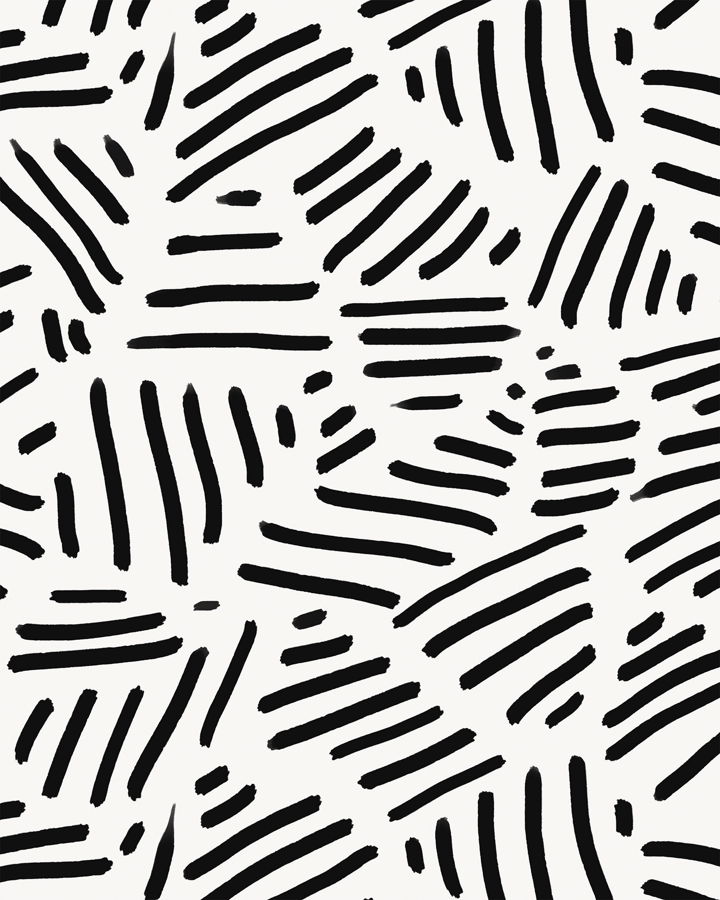 Simple Stripes Wallpaper, white & black - mosswell.us