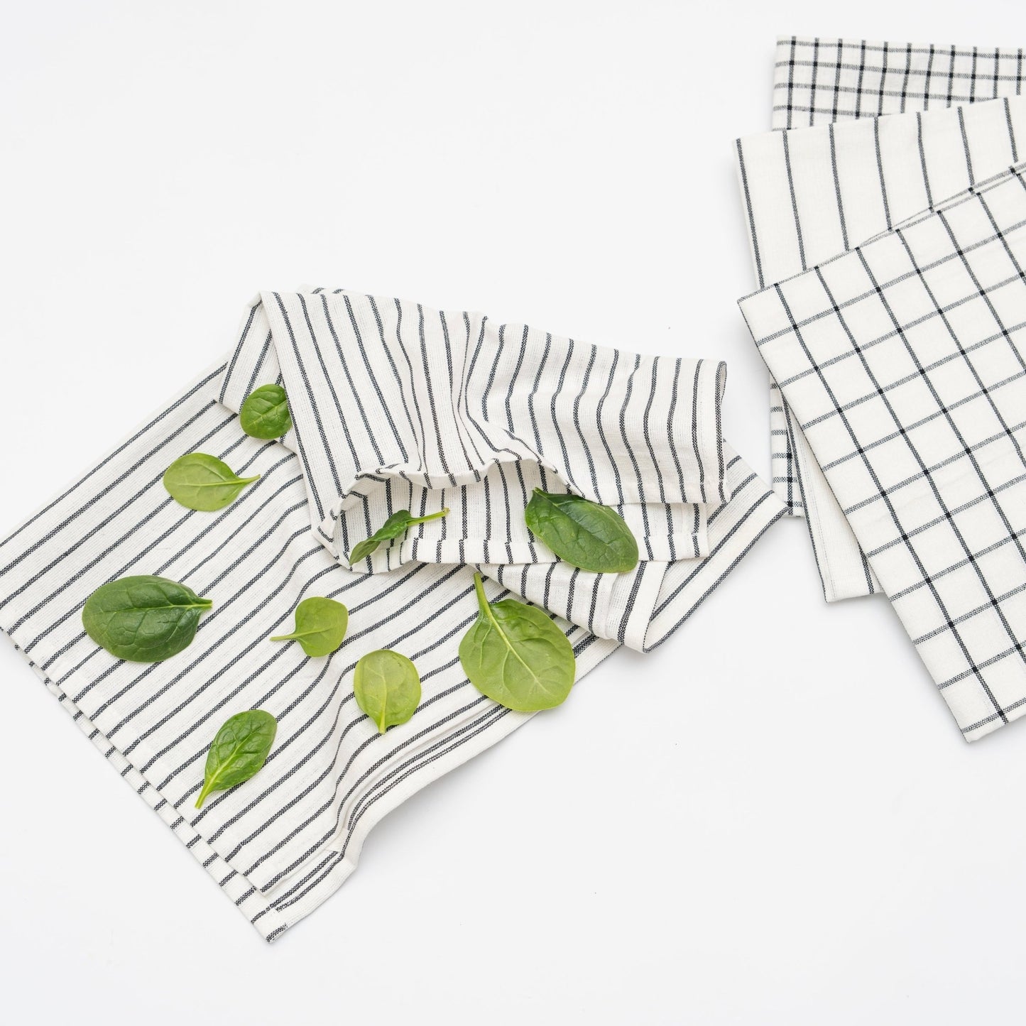 Stripe & Check Kitchen Towel Set - mosswell.us