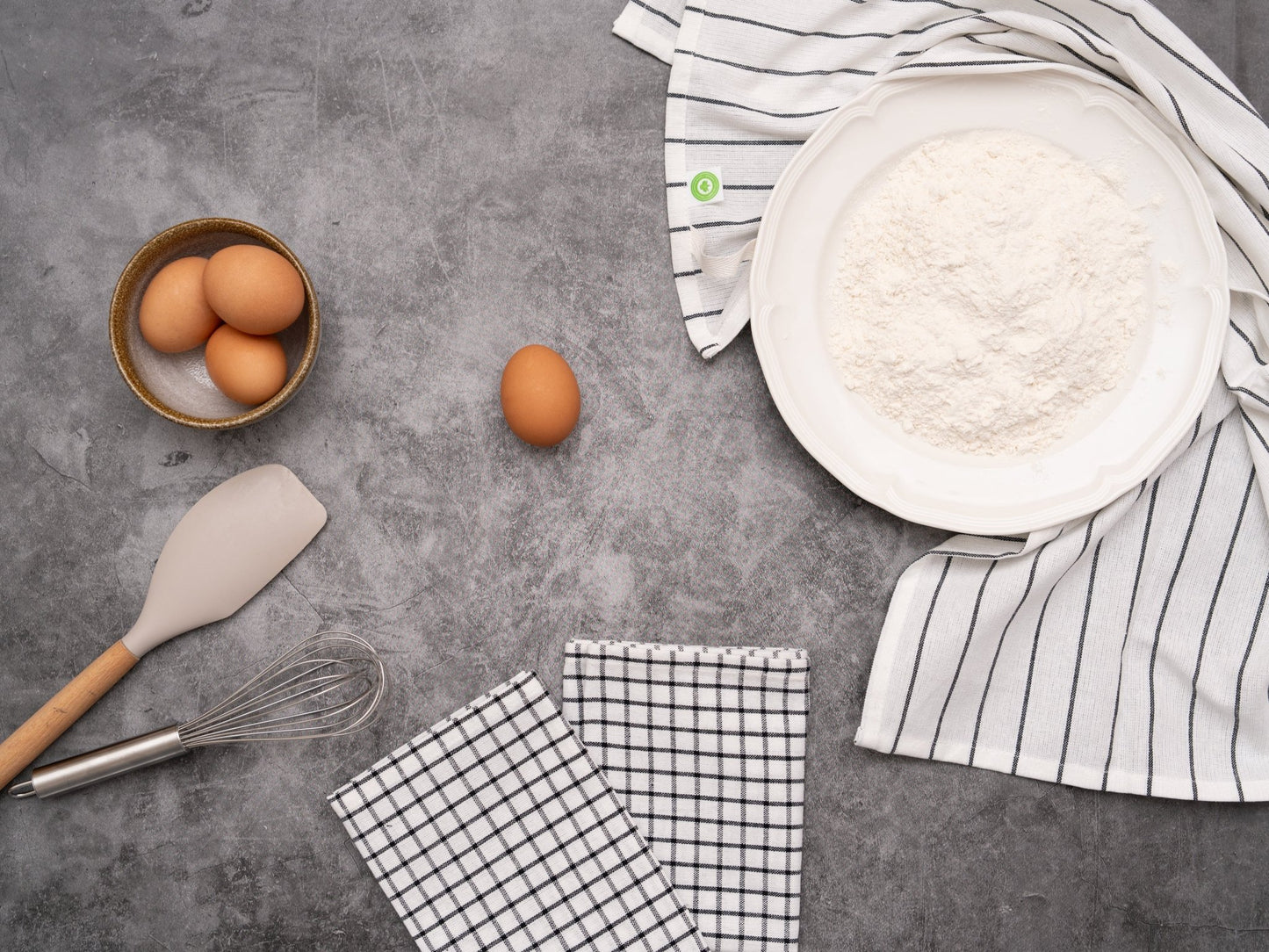Stripe & Check Kitchen Towel Set - mosswell.us