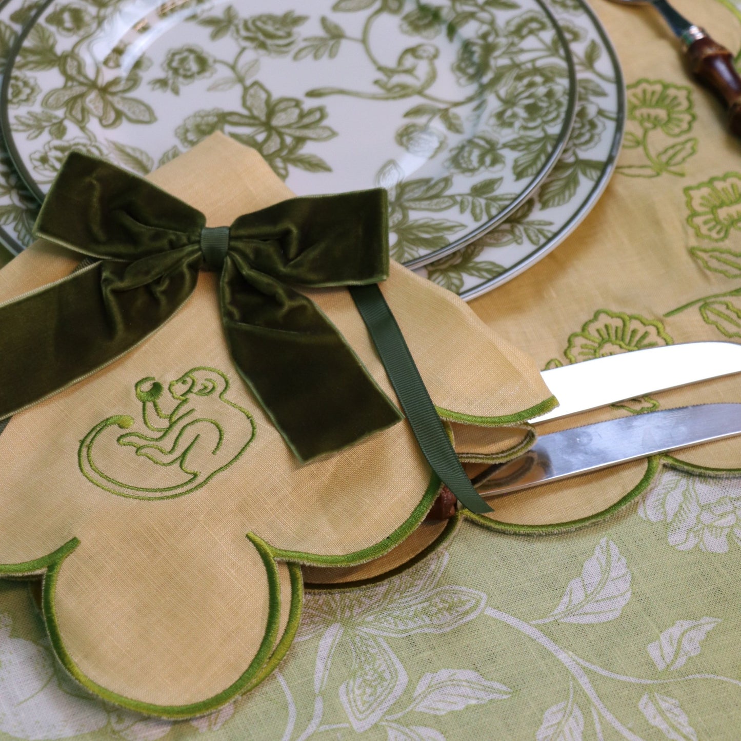 Sunlit Moss Napkin - Set of 4 - mosswell.us