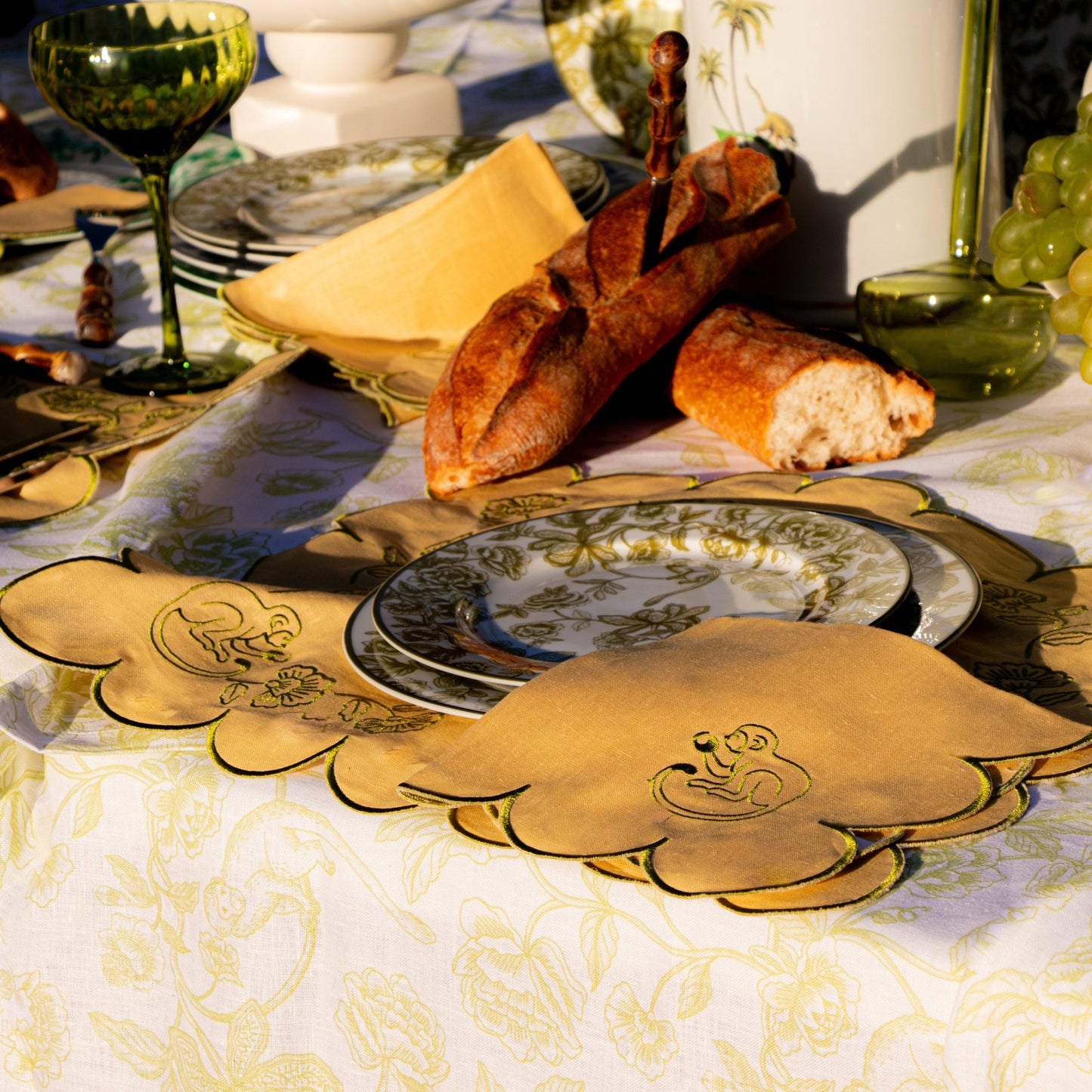 Sunlit Moss Napkin - Set of 4 - mosswell.us