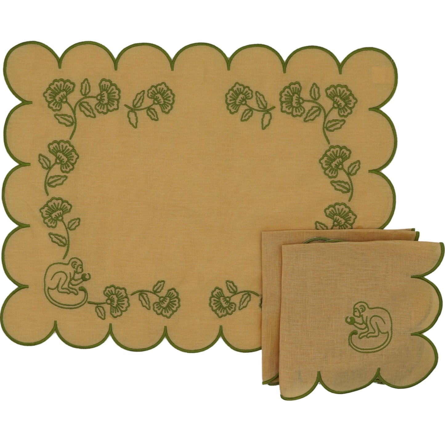 Sunlit Moss Napkin - Set of 4 - mosswell.us