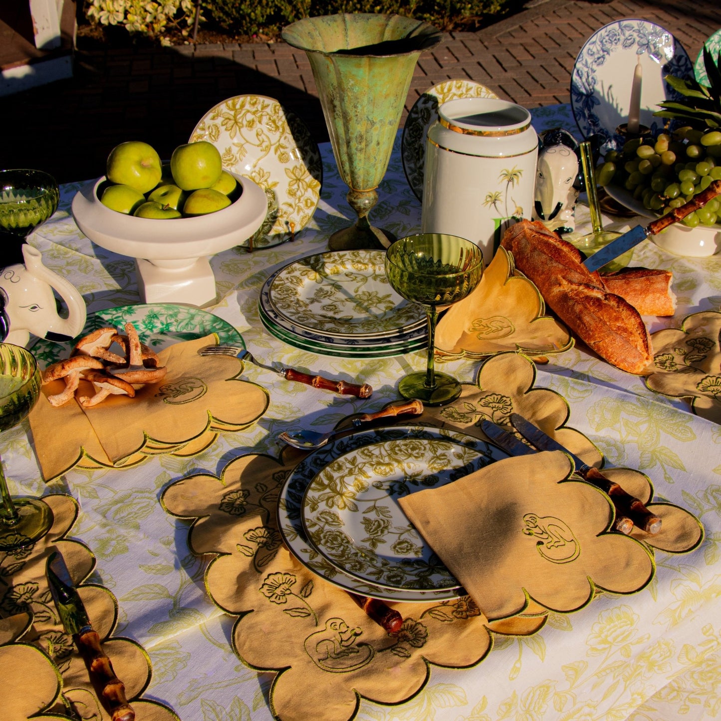 Sunlit Moss Napkin - Set of 4 - mosswell.us