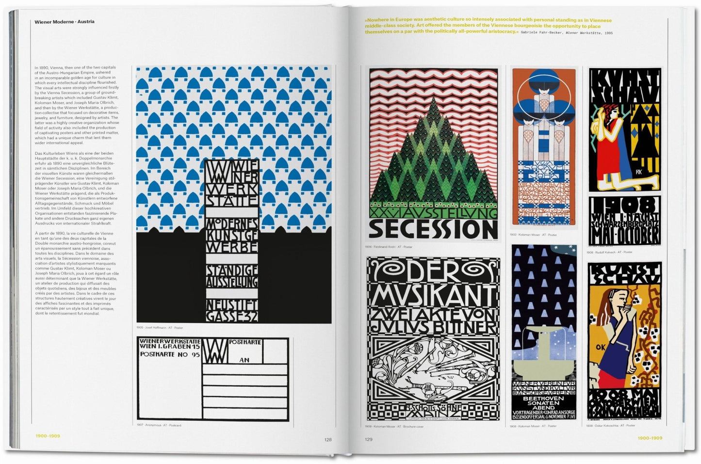 The History of Graphic Design. Vol. 1. 1890–1959 (German, French, English) - mosswell.us