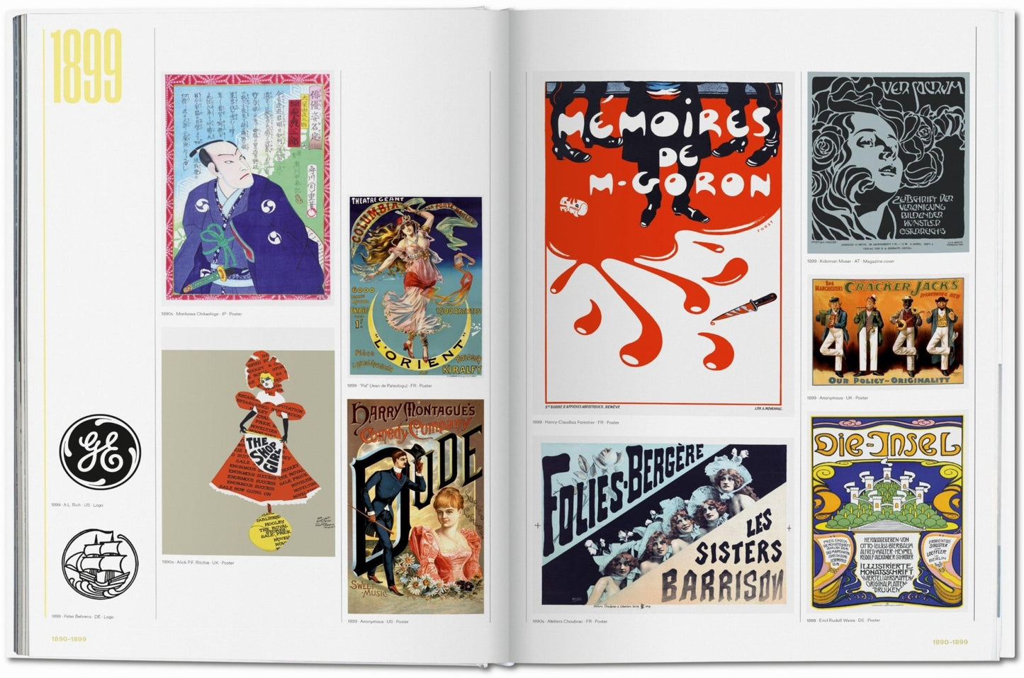 The History of Graphic Design. Vol. 1. 1890–1959 (German, French, English) - mosswell.us