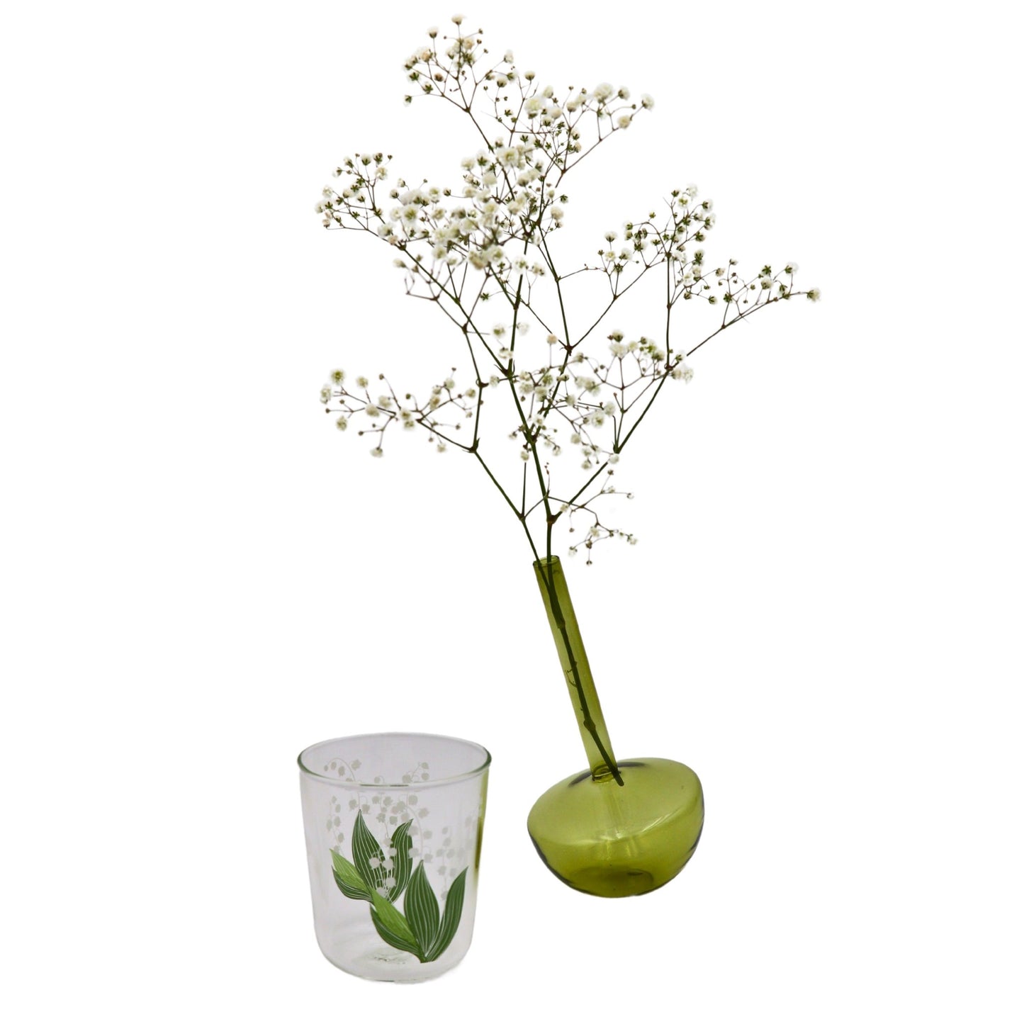 Tilted Sage Bud Vase - Pair - mosswell.us