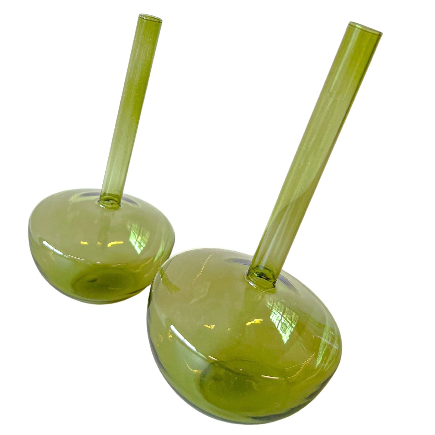 Tilted Sage Bud Vase - Pair - mosswell.us