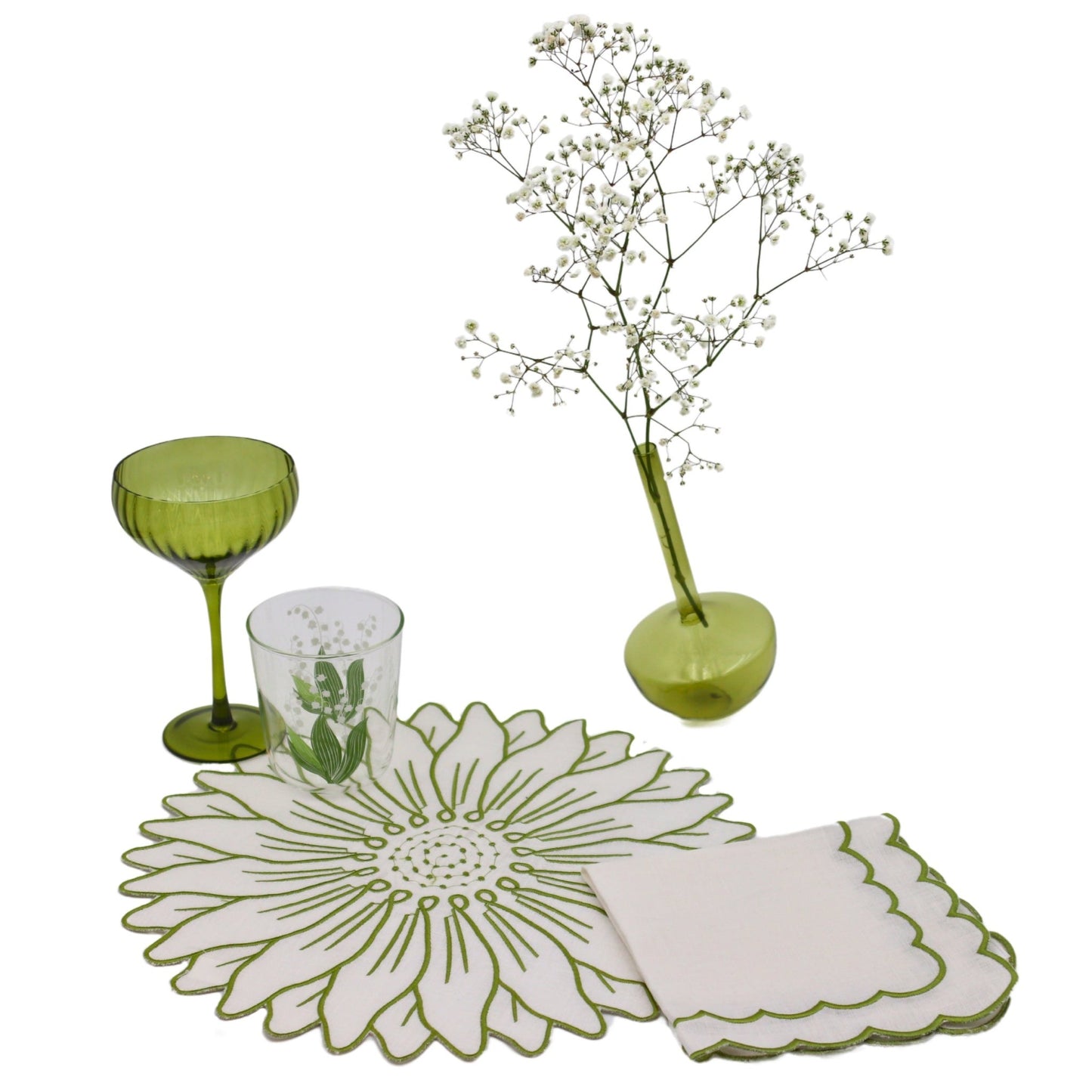 Tilted Sage Bud Vase - Pair - mosswell.us