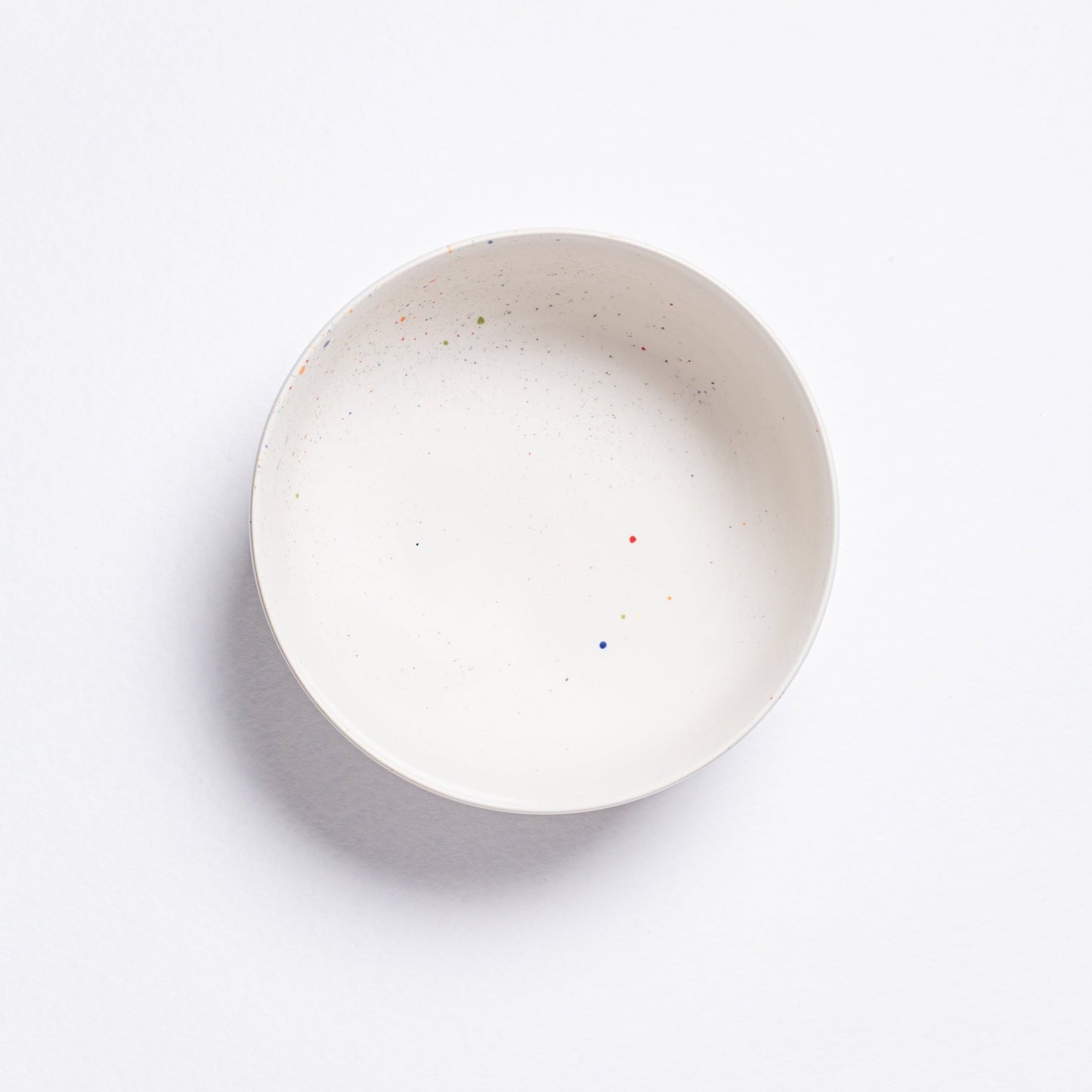 White Salad Bowl 10.2" stoneware ceramic — Party Collection - mosswell.us
