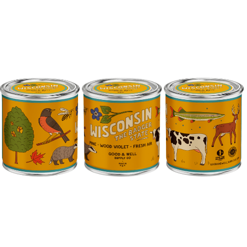 Wisconsin State Candle - mosswell.us