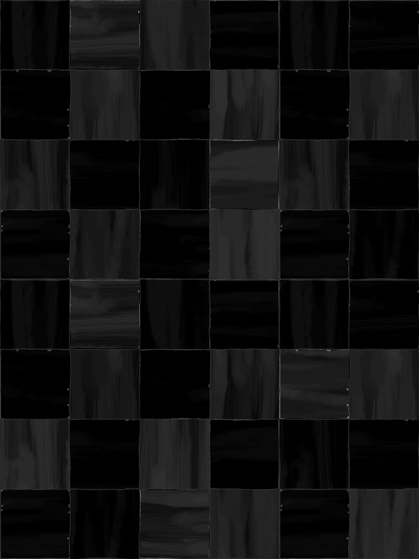 Zellige Wallpaper, black - mosswell.us