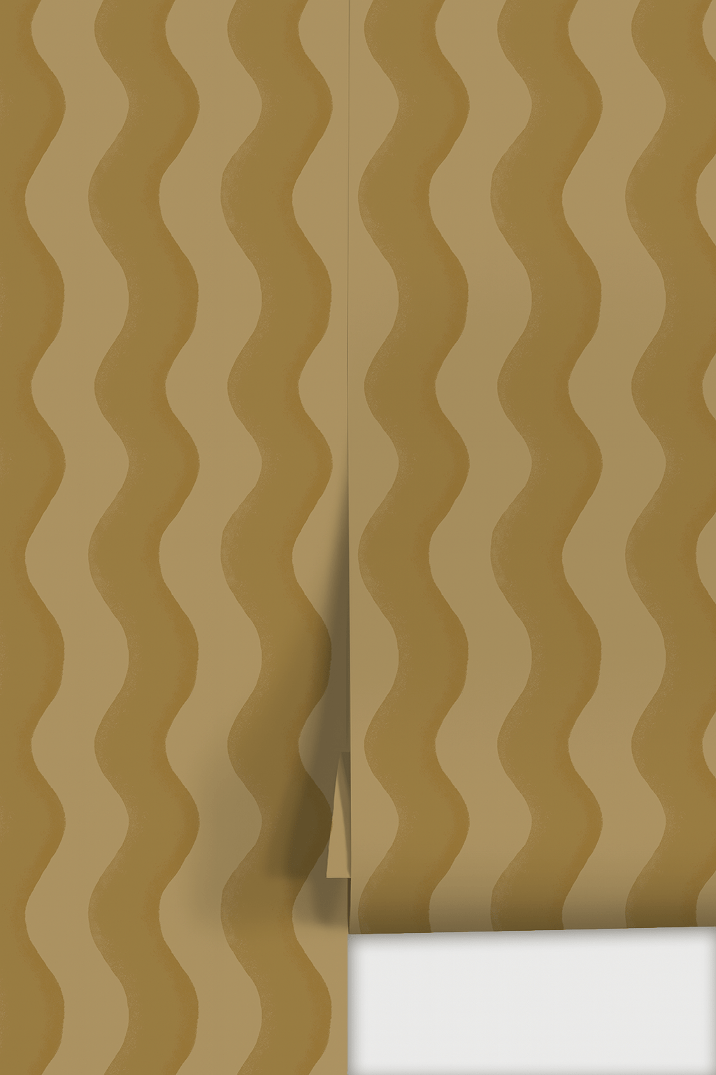Ziggy Stripe Wallpaper, bronze - mist - mosswell.us