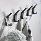 5-Pack Adhesive Wall Hooks for Bathroom Kitchen