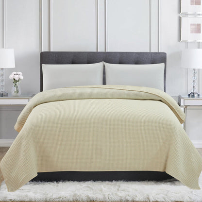 100% Merino Wool Waffle Weave Blanket - mosswell.us