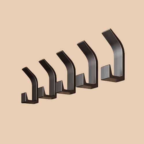 5-Pack Adhesive Wall Hooks for Bathroom Kitchen