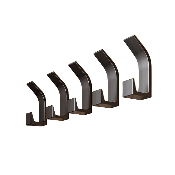 5-Pack Adhesive Wall Hooks for Bathroom Kitchen