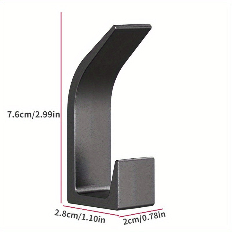 5-Pack Adhesive Wall Hooks for Bathroom Kitchen