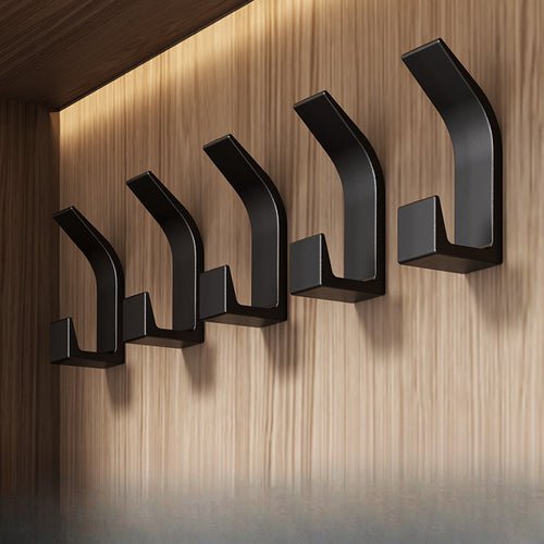 5 - Pack Adhesive Wall Hooks for Bathroom Kitchen - mosswell.us