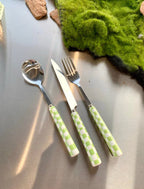6 - Pack Modern Checkered Flatware Sets ( $4 / count ) - mosswell.us