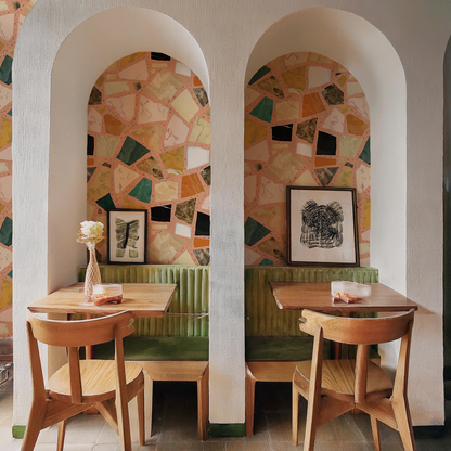 Dolce Terrazzo Wallpaper, peach