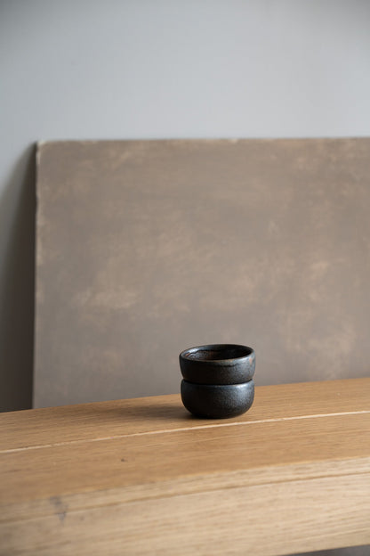 Rust Stoneware Pinch Bowl