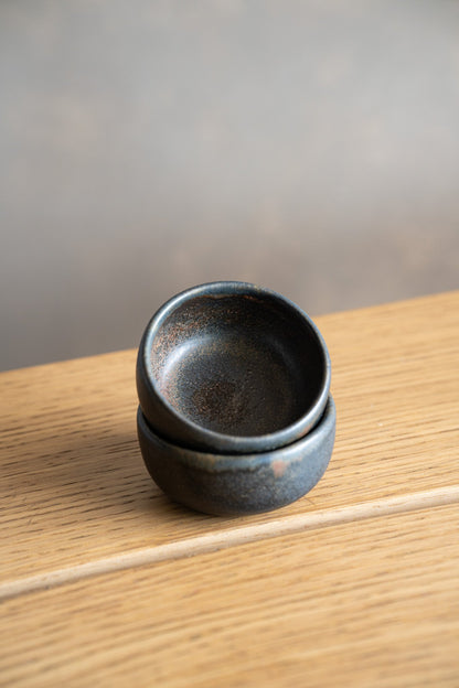 Rust Stoneware Pinch Bowl