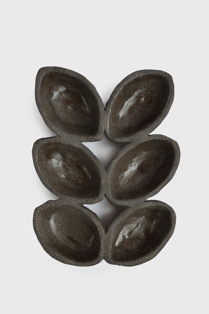 Handmade Stoneware Serving Dish - Pumpernickel