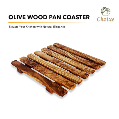 Olive Wood Pan Coaster