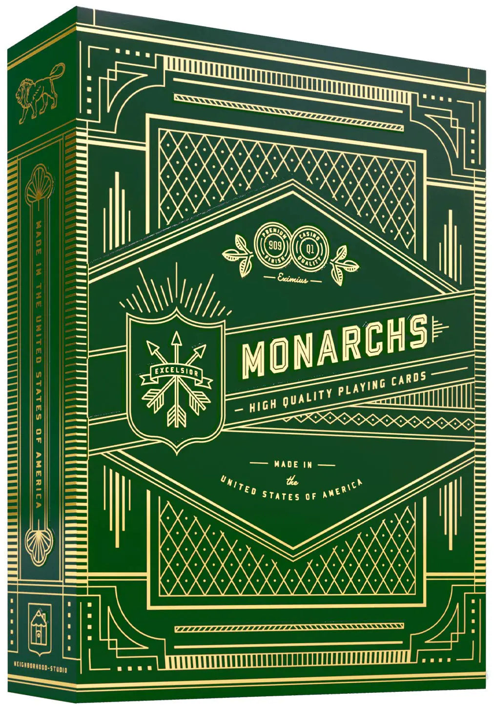 theory11 Monarch Playing Cards (Green)