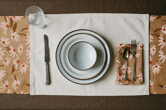 Natural Cotton Canvas Placemats