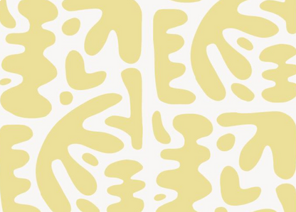 Bubbly Wallpaper, lemon