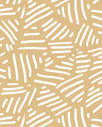 Simple Stripes Wallpaper, yellow