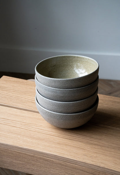 Stoneware Everyday Bowl - Concrete