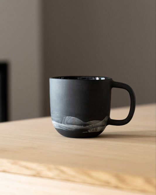 Handmade Porcelain Coffee Mug - Iceland