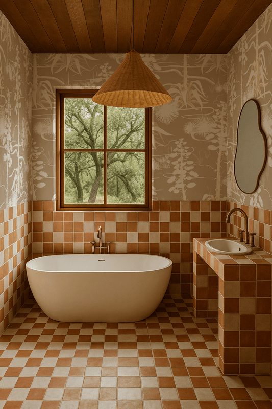 Agave Valley Wallpaper, tan and white - mosswell.us