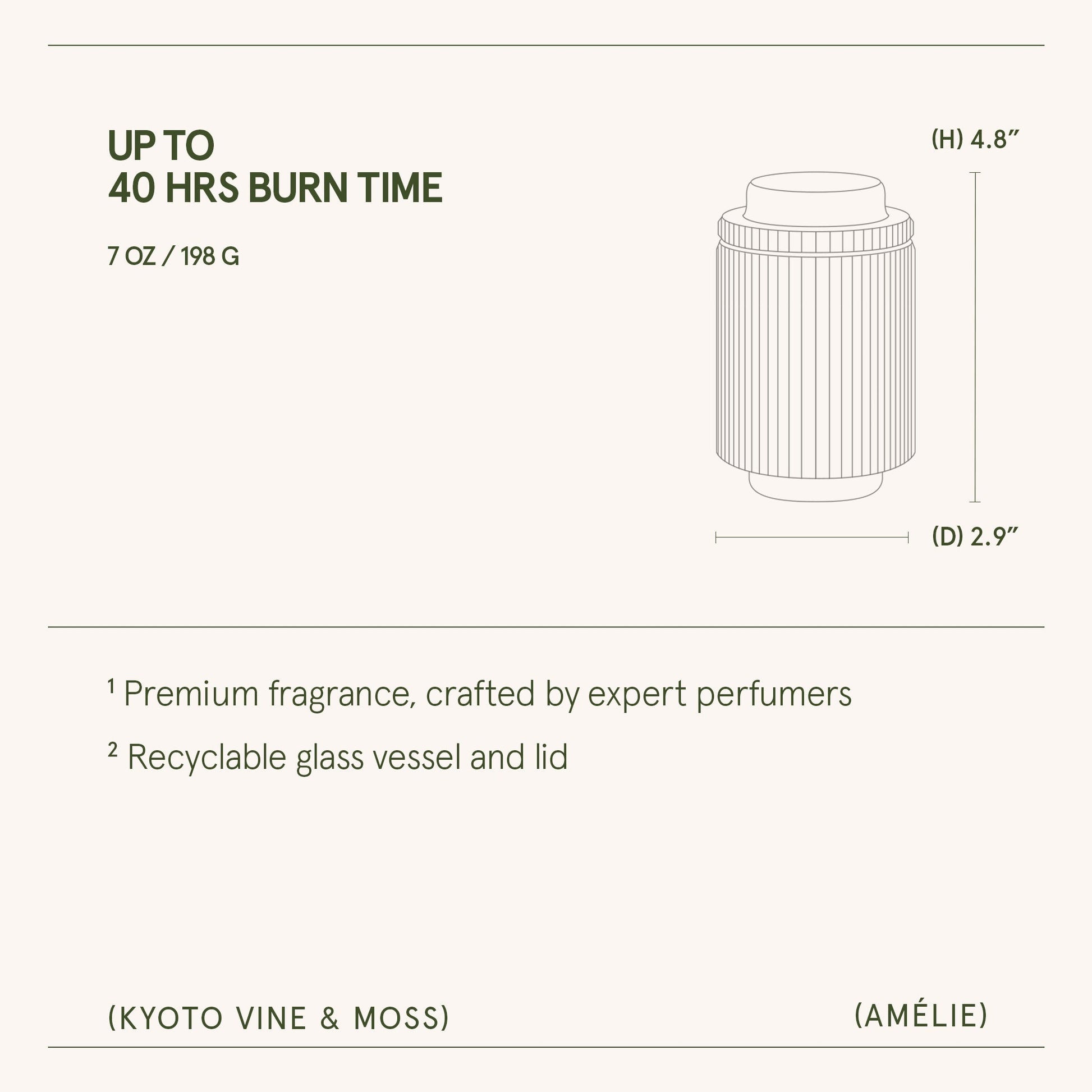 Amélie– Kyoto Vine & Moss Candle - mosswell.us