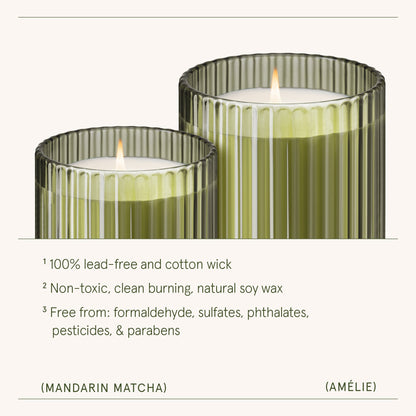 Amélie – Mandarin Matcha Candle - mosswell.us