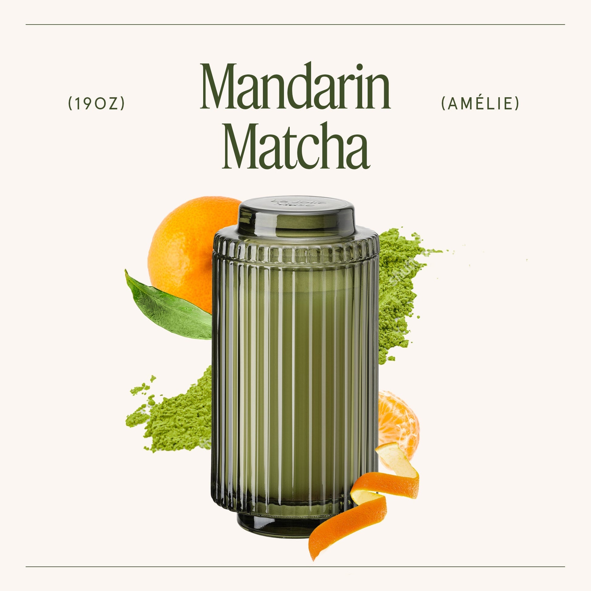 Amélie – Mandarin Matcha Candle - mosswell.us