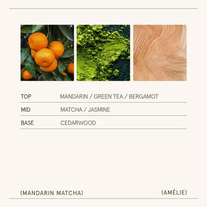 Amélie – Mandarin Matcha Candle - mosswell.us