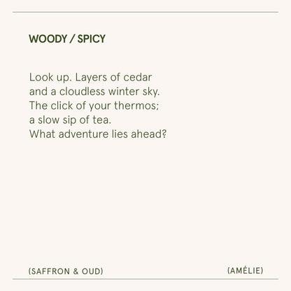 Amélie – Saffron & Oud Candle - mosswell.us