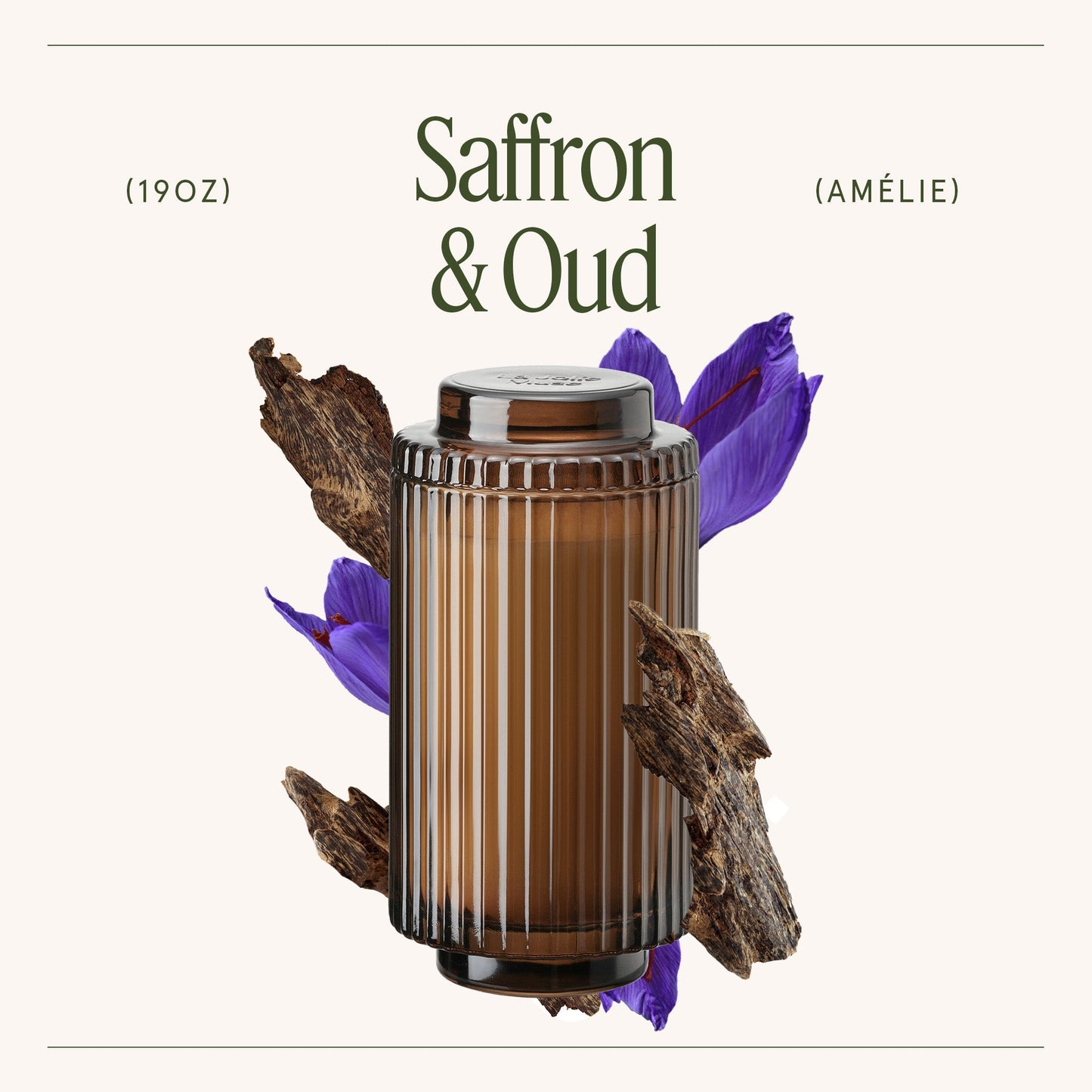 Amélie – Saffron & Oud Candle - mosswell.us