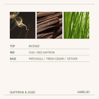 Amélie – Saffron & Oud Candle - mosswell.us