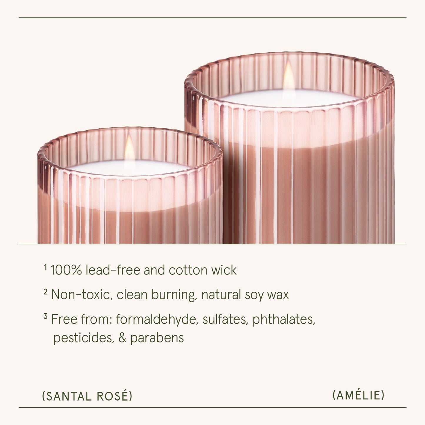 Amélie – Santal Rosé Candle - mosswell.us