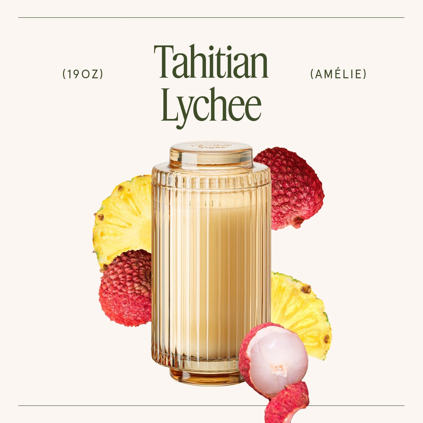 Amélie – Tahitian Lychee Candle - mosswell.us