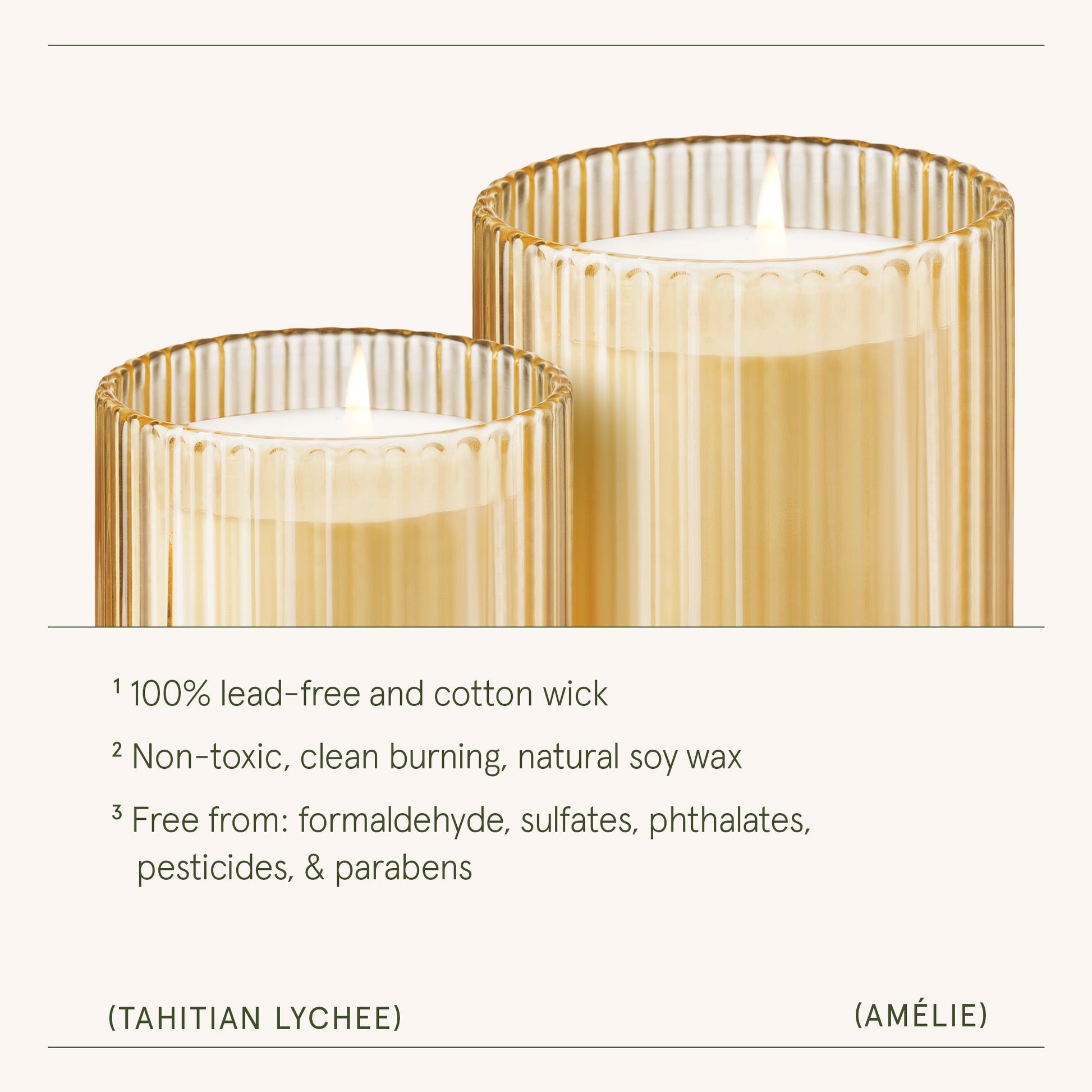 Amélie – Tahitian Lychee Candle - mosswell.us