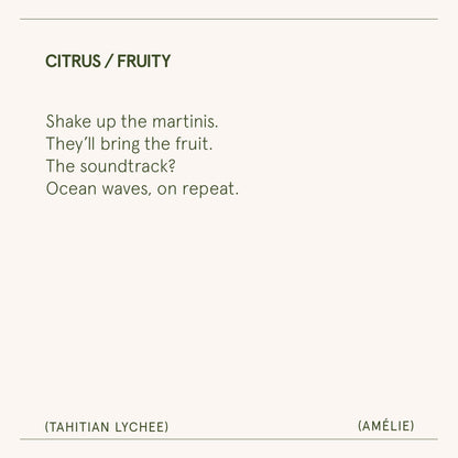 Amélie – Tahitian Lychee Candle - mosswell.us