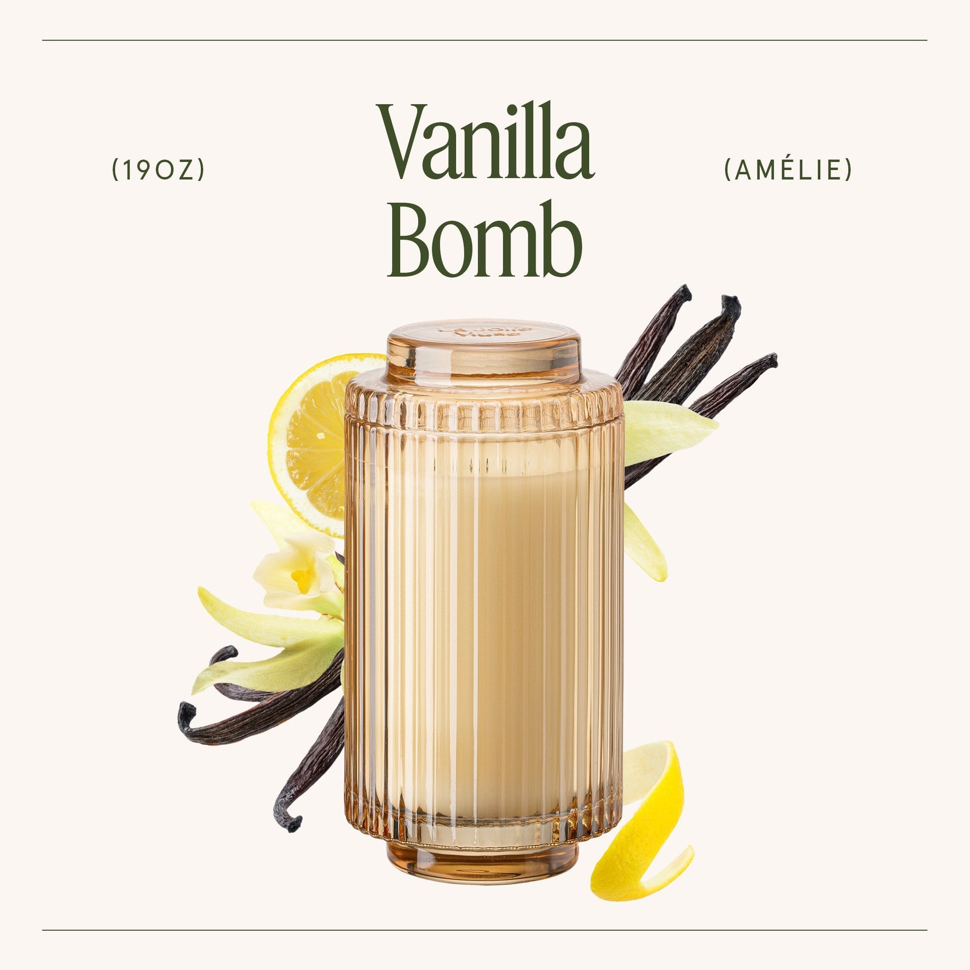Amélie – Vanilla Bomb Candle - mosswell.us