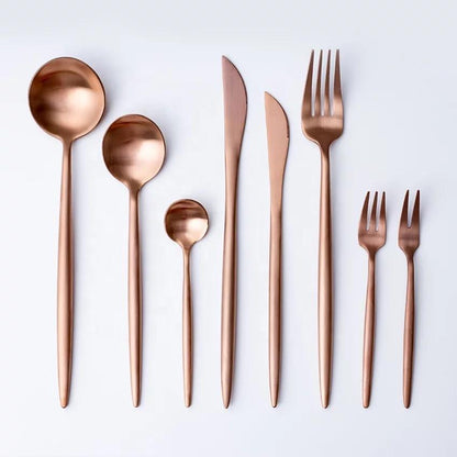 Annie Rose Gold Flatware 6 pc Set - mosswell.us