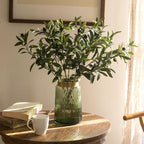 Artificial Fruit Faux Olive Stem 28" Tall - mosswell.us